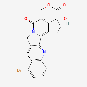 8-Bromo-19-ethyl-19-hydroxy-17-oxa-3,13-diazapentacyclo[11.8.0.02,11.04,9.015,20]henicosa-1(21),2,4(9),5,7,10,15(20)-heptaene-14,18-dione