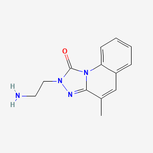 2-(2-aminoethyl)-4-methyl-[1,2,4]triazolo[4,3-a]quinolin-1(2H)-one