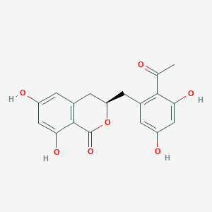 molecular formula C18H16O7 B1231018 费罗里德 