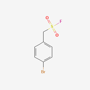 molecular formula C7H6BrFO2S B12310182 (4-Bromophenyl)methanesulfonyl fluoride 