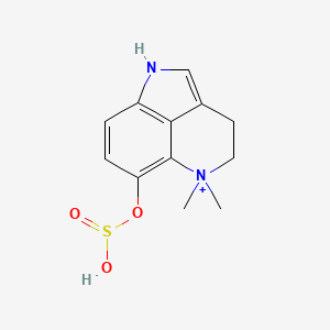 molecular formula C12H15N2O3S+ B1231019 Bufothionine 