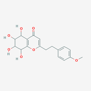 5,6,7,8-Tetrahydroxy-2-[2-(4-methoxyphenyl)ethyl]-5,6,7,8-tetrahydrochromen-4-one