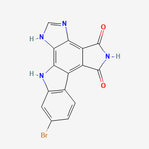 molecular formula C15H7BrN4O2 B1231021 6-Bromogranulatimide 