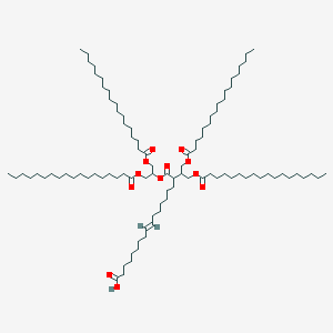 (E)-17-[1,3-di(octadecanoyloxy)propan-2-yloxycarbonyl]-19-octadecanoyloxy-18-(octadecanoyloxymethyl)nonadec-9-enoic acid