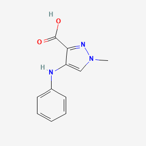 1-methyl-4-(phenylamino)-1H-pyrazole-3-carboxylic acid