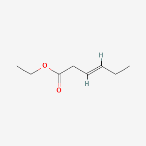 molecular formula C8H14O2 B1231028 Ethyl 3-hexenoate CAS No. 2396-83-0