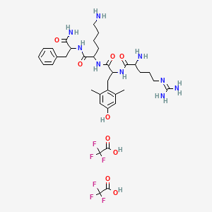 molecular formula C36H51F6N9O9 B12310318 Elamipretide 2TFA 