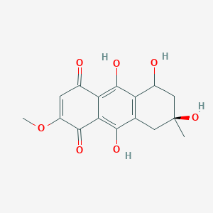 molecular formula C16H16O7 B1231032 Austrocortirubin CAS No. 112926-20-2