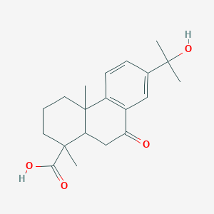 7-(2-hydroxypropan-2-yl)-1,4a-dimethyl-9-oxo-3,4,10,10a-tetrahydro-2H-phenanthrene-1-carboxylic acid