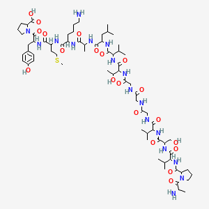 molecular formula C70H115N17O20S B12310382 GRP (1-16) (porcine) H-Ala-Pro-Val-Ser-Val-Gly-Gly-Gly-Thr-Val-Leu-Ala-Lys-Met-Tyr-Pro-OH 