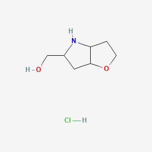 rac-((3aR,5R,6aR)-hexahydro-2H-furo[3,2-b]pyrrol-5-yl)methanol hydrochloride