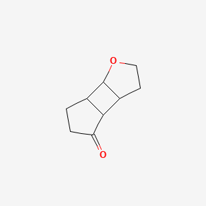 molecular formula C9H12O2 B12310479 rac-(1R,2S,6R,7S)-3-oxatricyclo[5.3.0.0,2,6]decan-8-one 