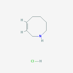 molecular formula C7H14ClN B12310531 1,2,3,4,5,8-Hexahydroazocine hydrochloride 