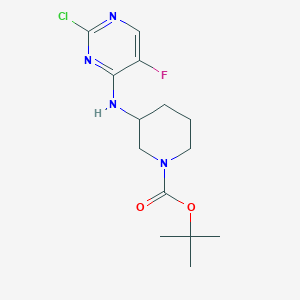 Tert-butyl (3R)-3-[(2-chloro-5-fluoropyrimidin-4-yl)amino]piperidine-1-carboxylate