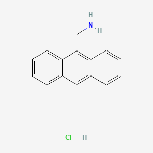 molecular formula C15H14ClN B12310586 Anthracen-9-ylmethanamine hydrochloride 