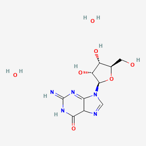 molecular formula C10H17N5O7 B12310617 Guanosine, dihydrate 