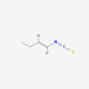 molecular formula C5H7NS B1231068 Butenyl isothiocyanate CAS No. 34424-44-7