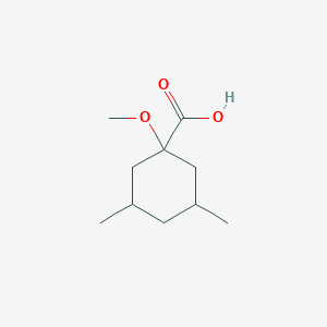 1-Methoxy-3,5-dimethylcyclohexane-1-carboxylic acid