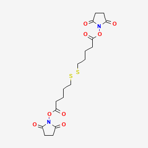 Bis(2,5-dioxopyrrolidin-1-yl) 5,5'-disulfanediyldipentanoate