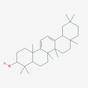 molecular formula C30H48O B12310733 4,4,6a,6b,8a,11,11,14b-Octamethyl-1,2,3,4a,5,6,7,8,9,10,12,12a-dodecahydropicen-3-ol 