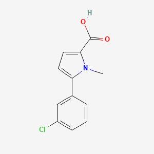 5-(3-chlorophenyl)-1-methyl-1H-pyrrole-2-carboxylic acid