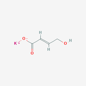 molecular formula C4H5KO3 B12310790 Potassium 4-hydroxybut-2-enoate 