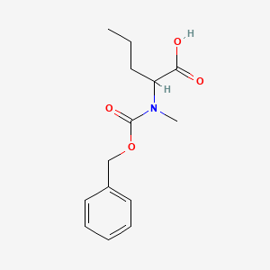 molecular formula C14H19NO4 B12310893 Cbz-N-methyl-D-norvaline 