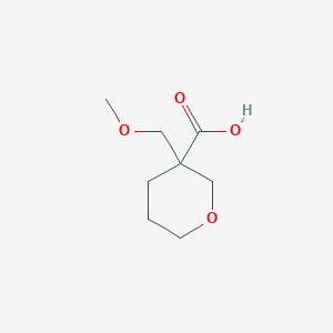 3-(Methoxymethyl)oxane-3-carboxylic acid