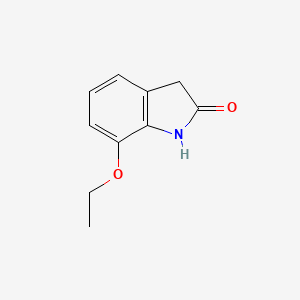 molecular formula C10H11NO2 B12310931 7-ethoxy-2,3-dihydro-1H-indol-2-one 