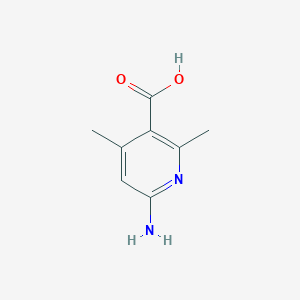 molecular formula C8H10N2O2 B12310947 6-Amino-2,4-dimethylpyridine-3-carboxylic acid 