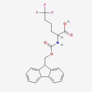 molecular formula C21H20F3NO4 B12310960 N-Fmoc-6,6,6-trifluoro-L-norleucine 