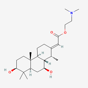 molecular formula C24H41NO4 B1231104 Cassaidine CAS No. 26296-41-3