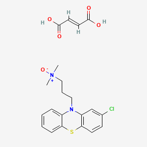 molecular formula C21H23ClN2O5S B12311057 ChlorpromazineN-OxideMaleicAcidSalt 