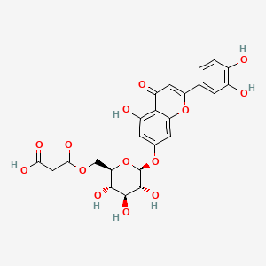 molecular formula C24H22O14 B1231108 Luteolin 7-O-(6''-malonylglucoside) CAS No. 98767-38-5