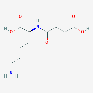 molecular formula C10H18N2O5 B12311166 N-Succinyl Lysine CAS No. 113930-14-6