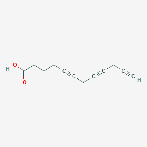 molecular formula C12H12O2 B1231117 5,8,11-十二炔酸 