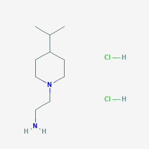 2-[4-(Propan-2-yl)piperidin-1-yl]ethan-1-amine dihydrochloride