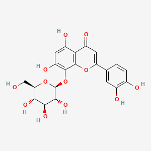 molecular formula C21H20O12 B1231119 Hypolaetin-8-葡萄糖苷 CAS No. 27686-36-8