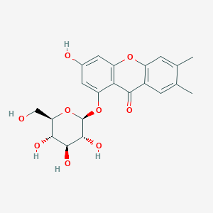 molecular formula C21H22O9 B1231120 Polygonimitin B 