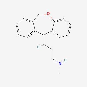 molecular formula C18H19NO B1231124 Desmethyldoxepin CAS No. 58534-46-6