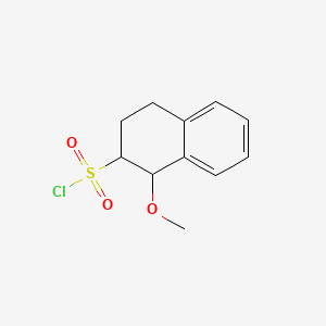 rac-(1R,2R)-1-methoxy-1,2,3,4-tetrahydronaphthalene-2-sulfonyl chloride