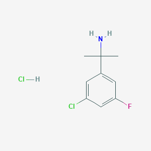 2-(3-Chloro-5-fluorophenyl)propan-2-amine hydrochloride