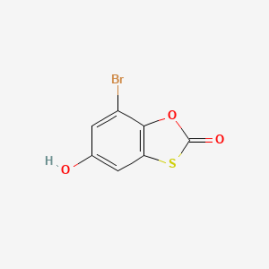 7-bromo-5-hydroxy-2H-1,3-benzoxathiol-2-one