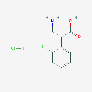 3-Amino-2-(2-chlorophenyl)propanoic acid hydrochloride