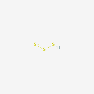 molecular formula HS3- B1231134 Trisulfanide 