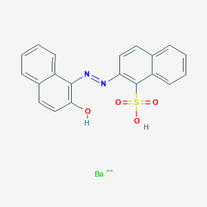 molecular formula C20H14BaN2O4S B12311347 1-Naphthalenesulfonic acid, 2-[(2-hydroxy-1-naphthalenyl)azo]-, bariumsalt (2:1) 