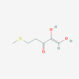 molecular formula C6H10O3S B1231135 1,2-Dihydroxy-5-(methylthio)pent-1-en-3-one CAS No. 746507-19-7