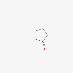 molecular formula C7H10O B12311362 Bicyclo[3.2.0]heptan-2-one CAS No. 29268-42-6