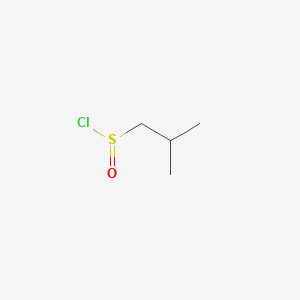 molecular formula C4H9ClOS B12311376 2-Methylpropane-1-sulfinyl chloride 