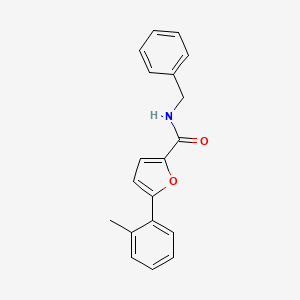 5-(2-methylphenyl)-N-(phenylmethyl)-2-furancarboxamide